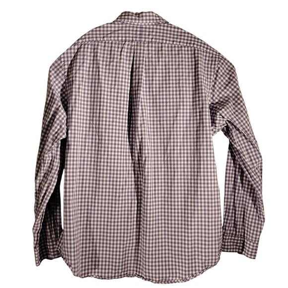 Ralph Lauren shirt mens 2XL XXL purple chcek plaid custom fit pony logo - Picture 2 of 10